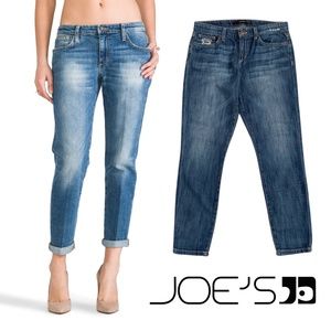 Joe's Jeans JAYDA The High Water Fit Cropped Ankle Boyfriend Medium Blue Wash 26